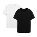 2-PACK Camisetas (Marfil-Negra)