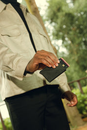 BILLETERA ONE CLICK CARBONO