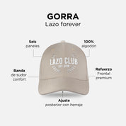 GORRA LAZO CLUB BEIGE