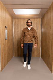 Chaqueta Botones Miel
