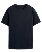 Camiseta azul de algodon para hombre