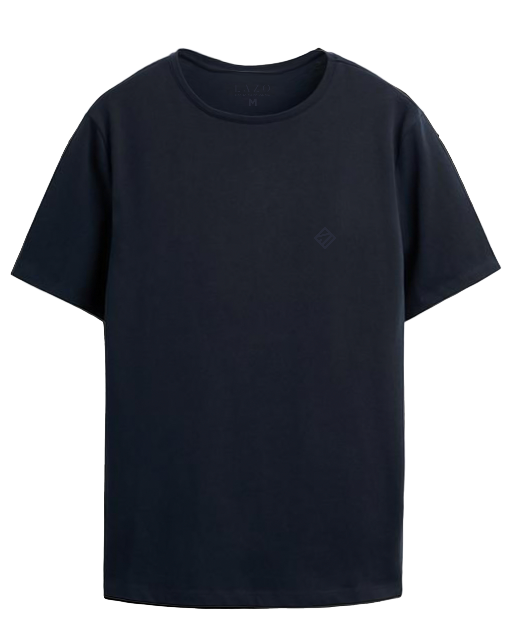 Camiseta azul de algodon para hombre