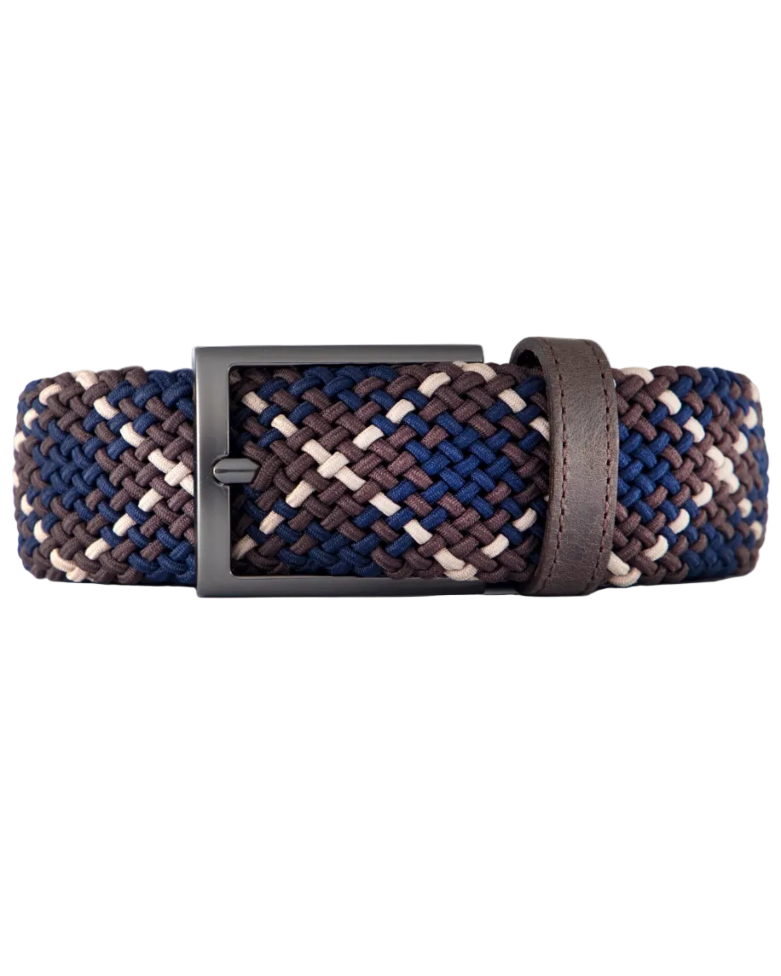 Cinturon trenzado para hombre cafe azul beige para hombre ideal para regalo, la oficina o una salida casual