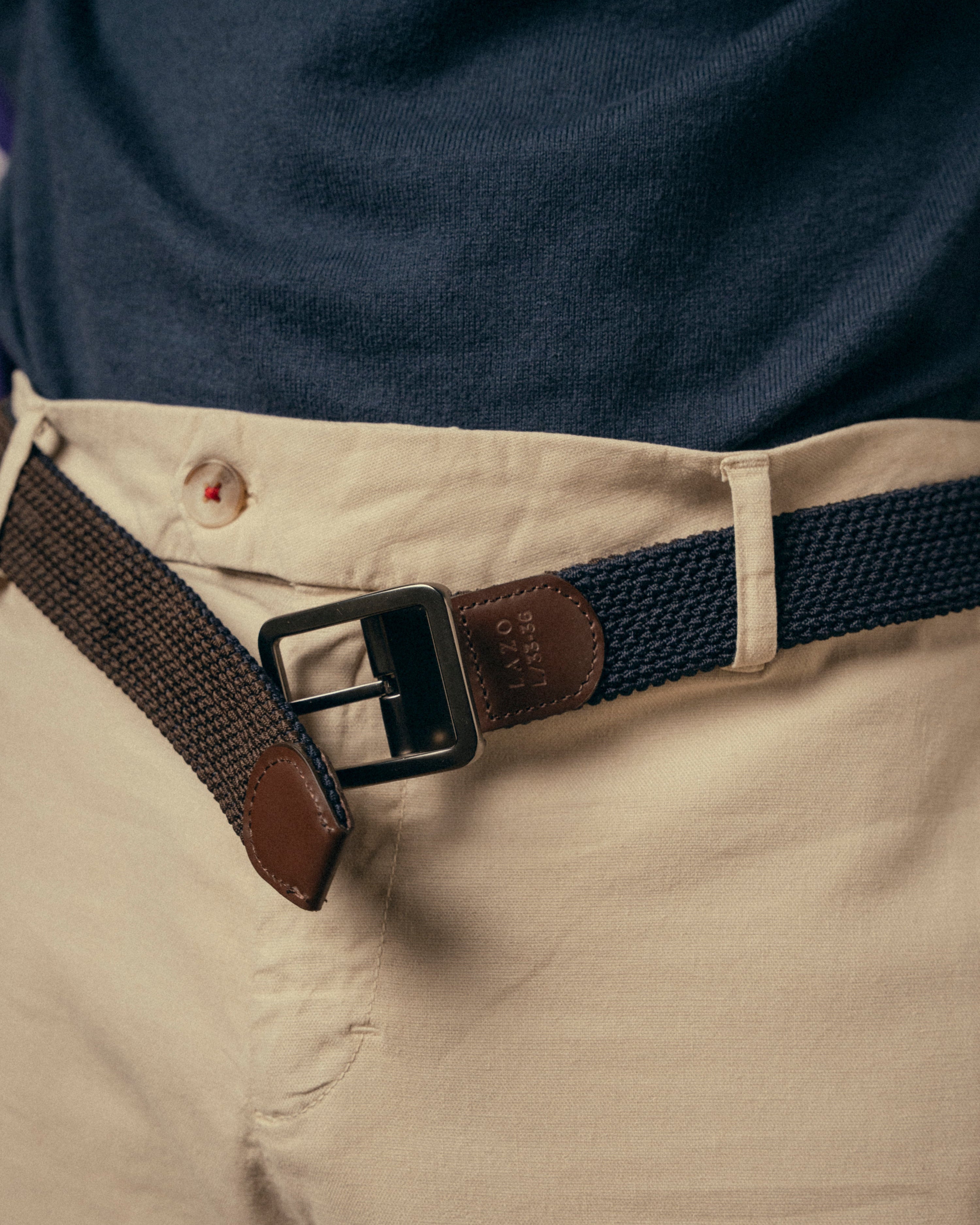 Cinturon doblefaz para hombre
