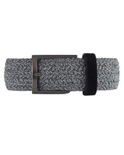 Cinturon trenzado para hombre color gris ideal para regalo, la oficina o una salida casual