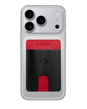 Billetera Stick Wallet (Negro Rojo)