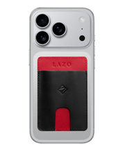 Billetera stick wallet (negro rojo)