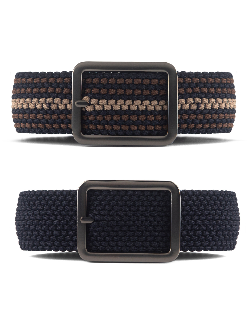 Cinturon doblefaz para hombre negro y cafe