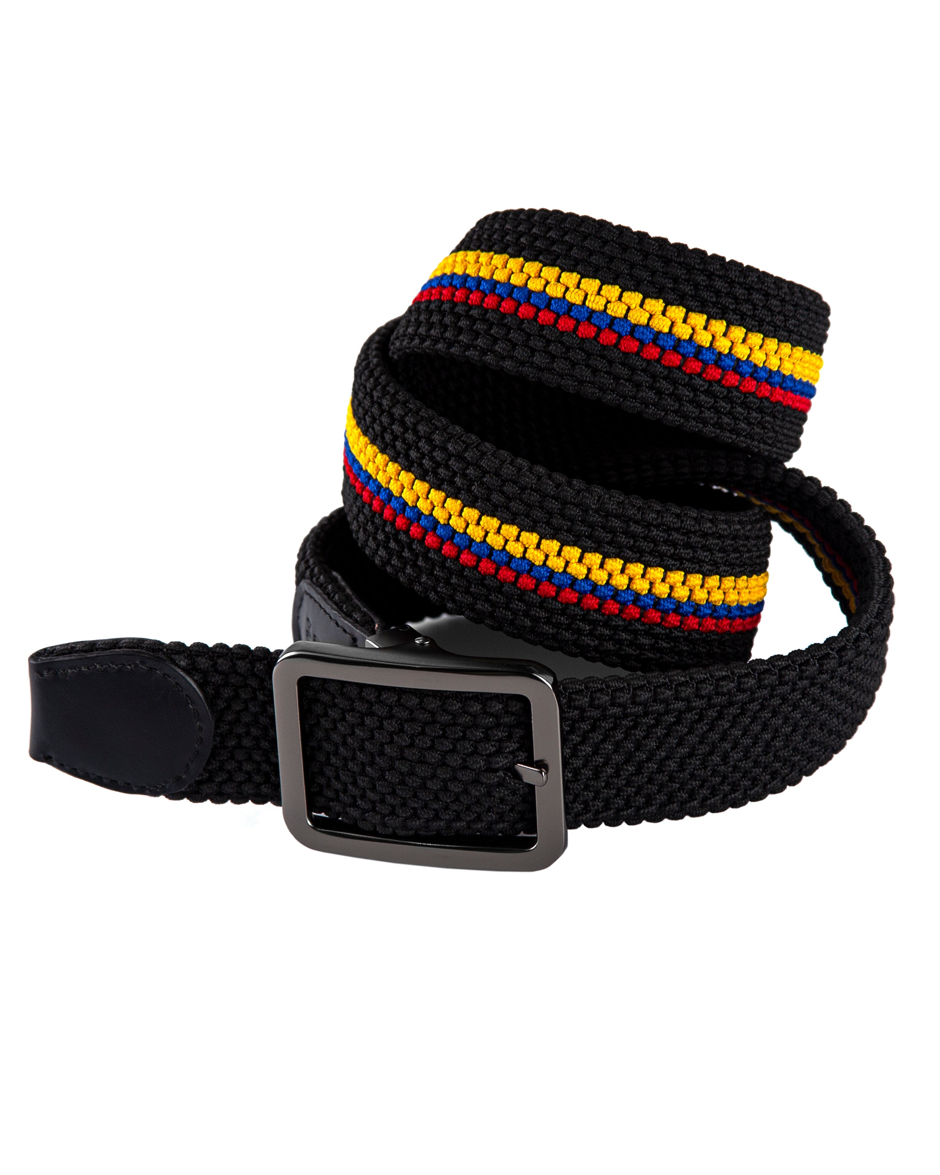 Cinturon trenzado PAra hombre seleccion Colombia