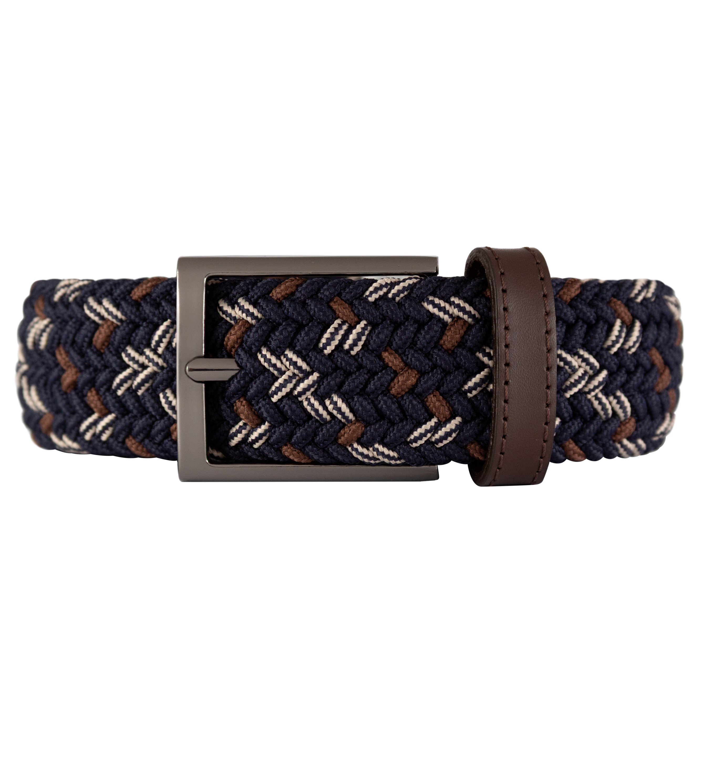 Cinturon trenzado para hombre azul cafe y baige para hombre ideal para regalo, la oficina o el fin de semana.