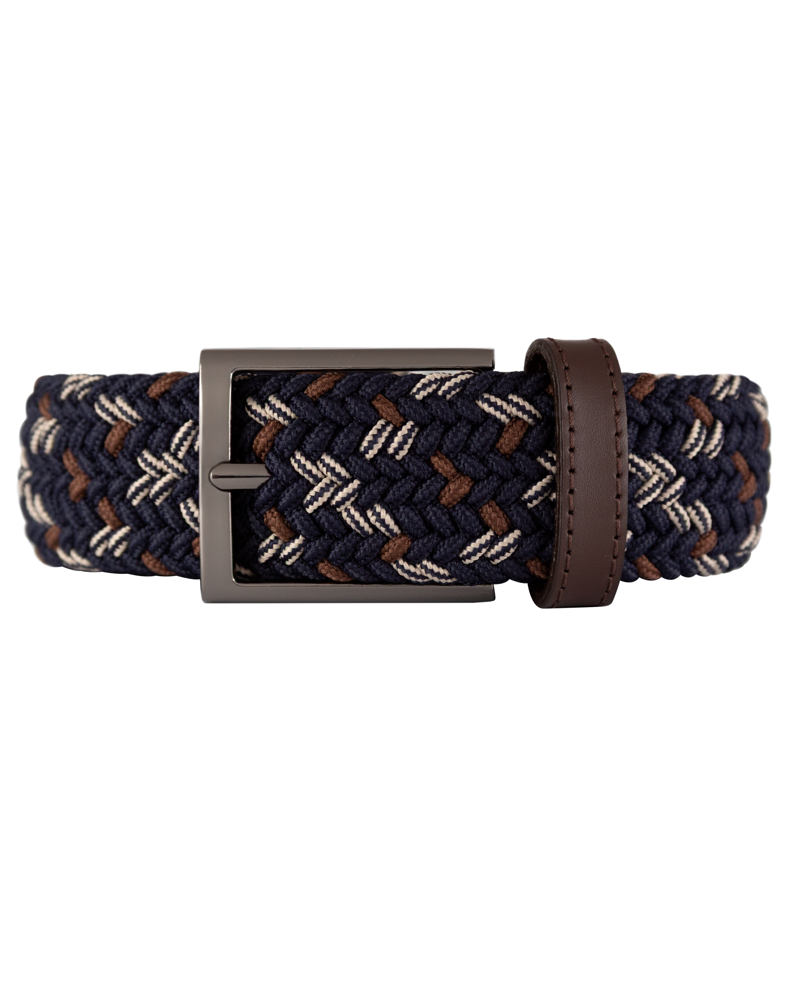 Cinturon trenzado para hombre azul cafe y baige para hombre ideal para regalo, la oficina o el fin de semana.