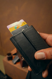 Billetera One Click Pro - Con Grabado de Iniciales