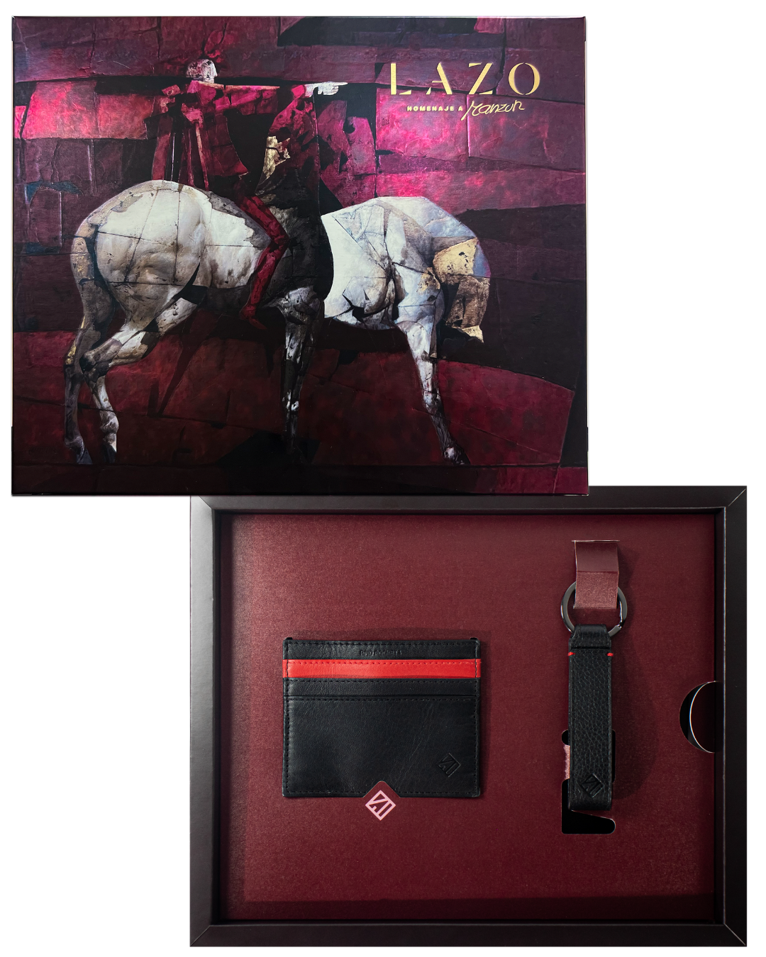 COMBO REGALO NAVIDAD (tarjetero + llavero)