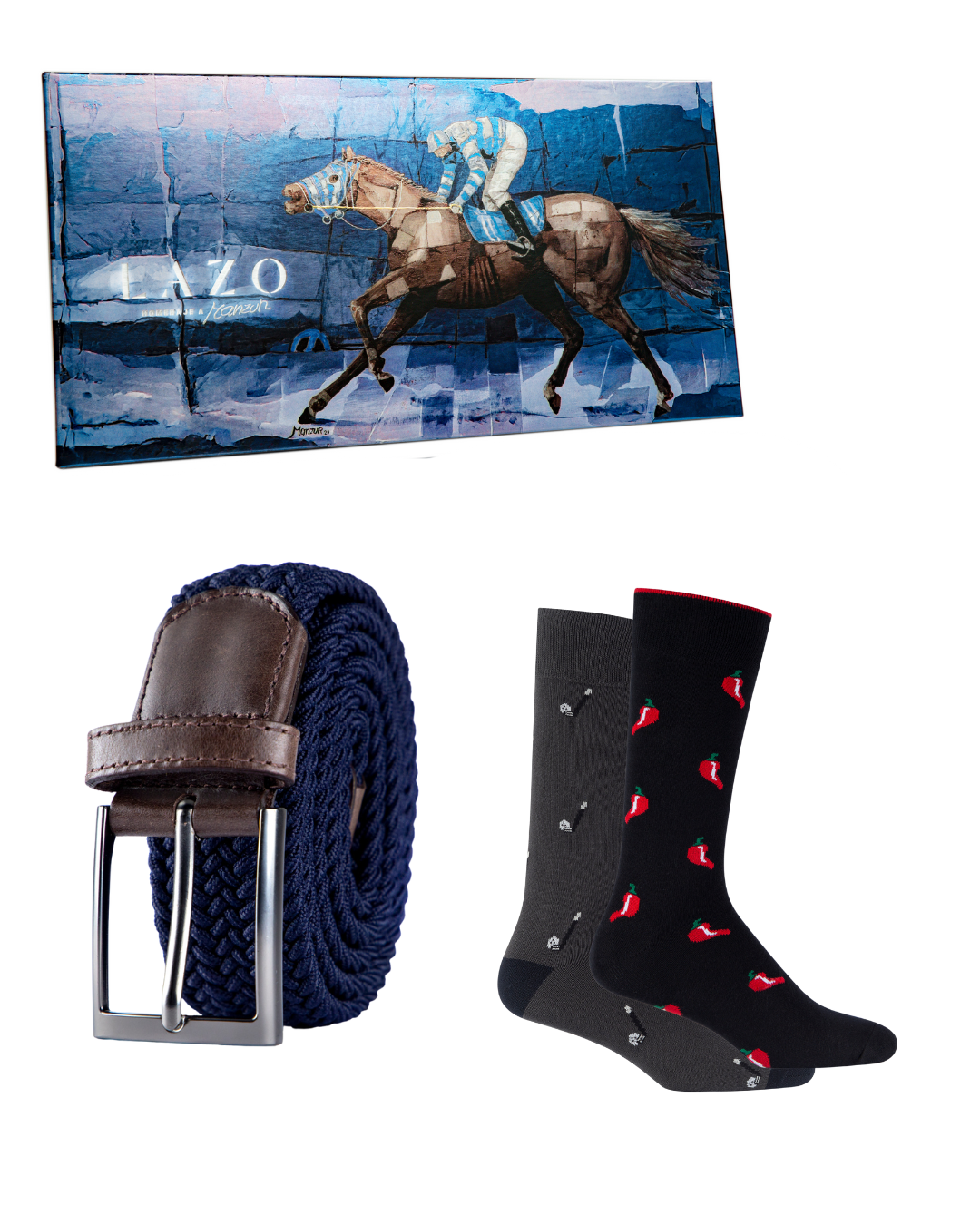 COMBO REGALO HOLIDAY (Cinturón+2 medias)