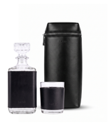 Whiskera + Vaso Negro - Con grabado de iniciales