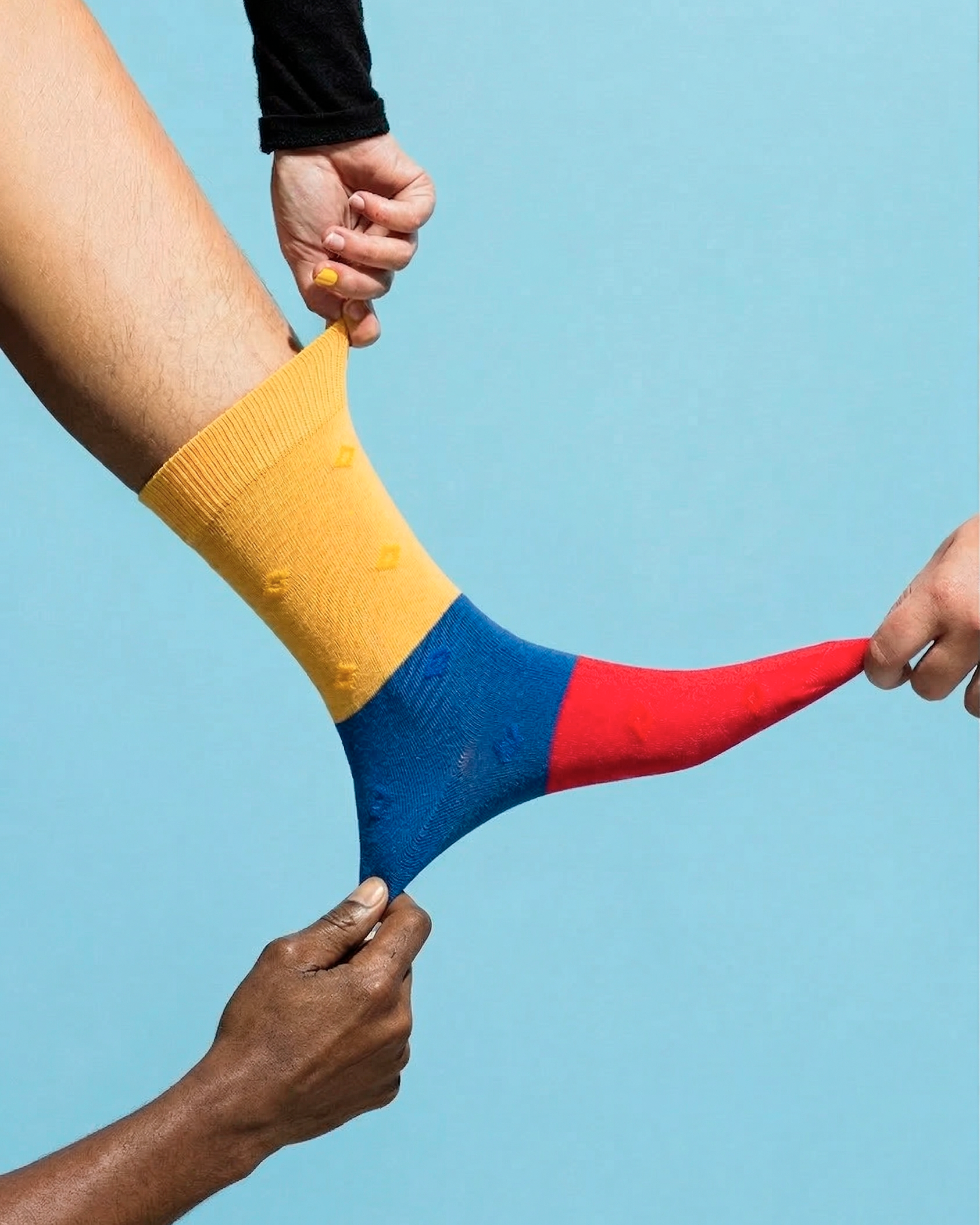 Medias bandera colombia para hombre