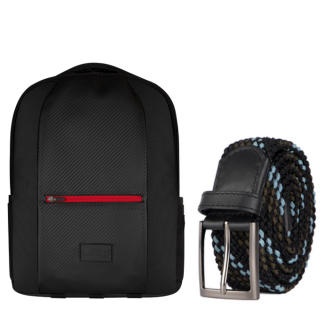 Morral travel carbono (Cinturón Obsequio)