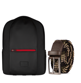 Morral travel carbono (Cinturón Obsequio)