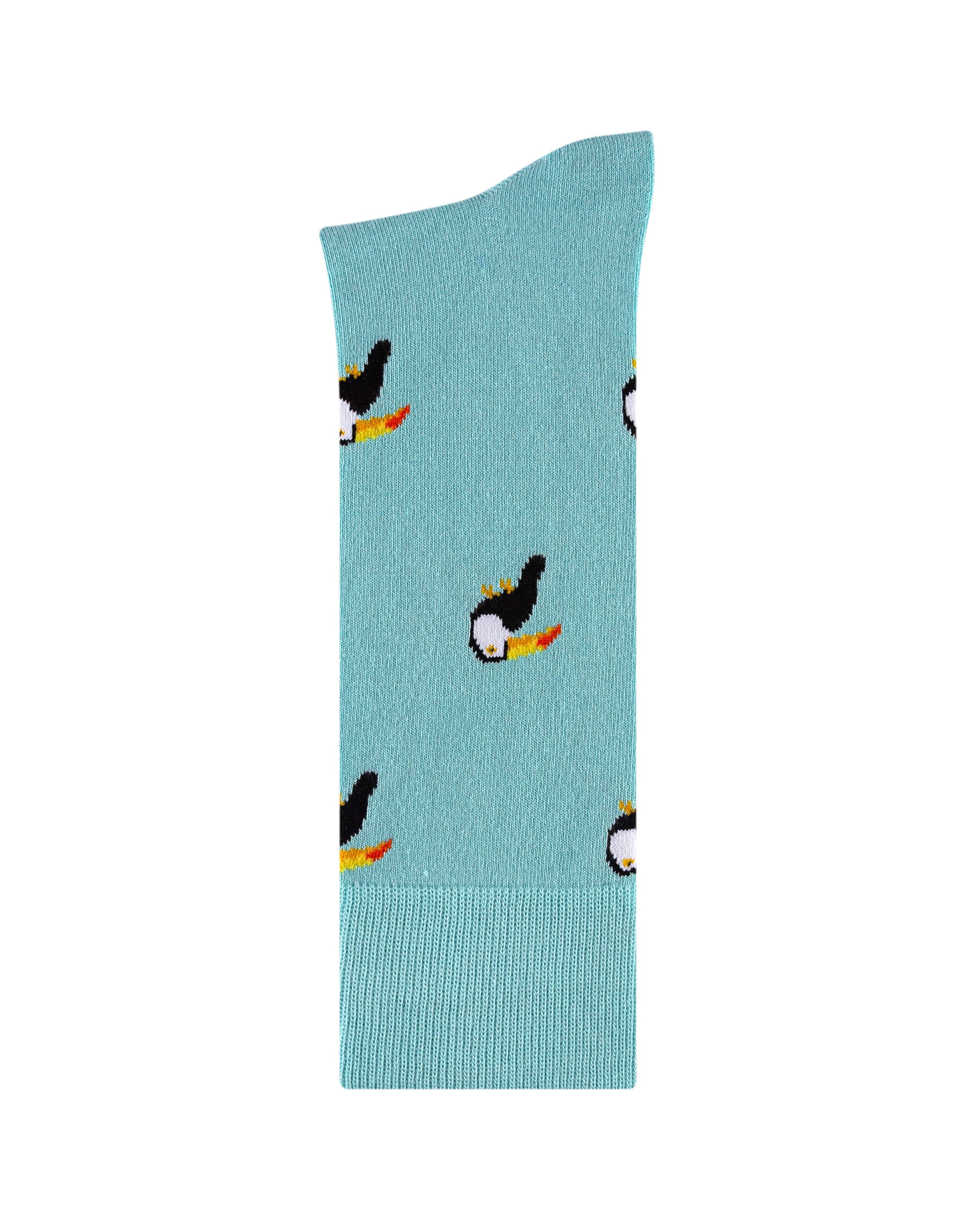 Medias azules con tucanes para hombre