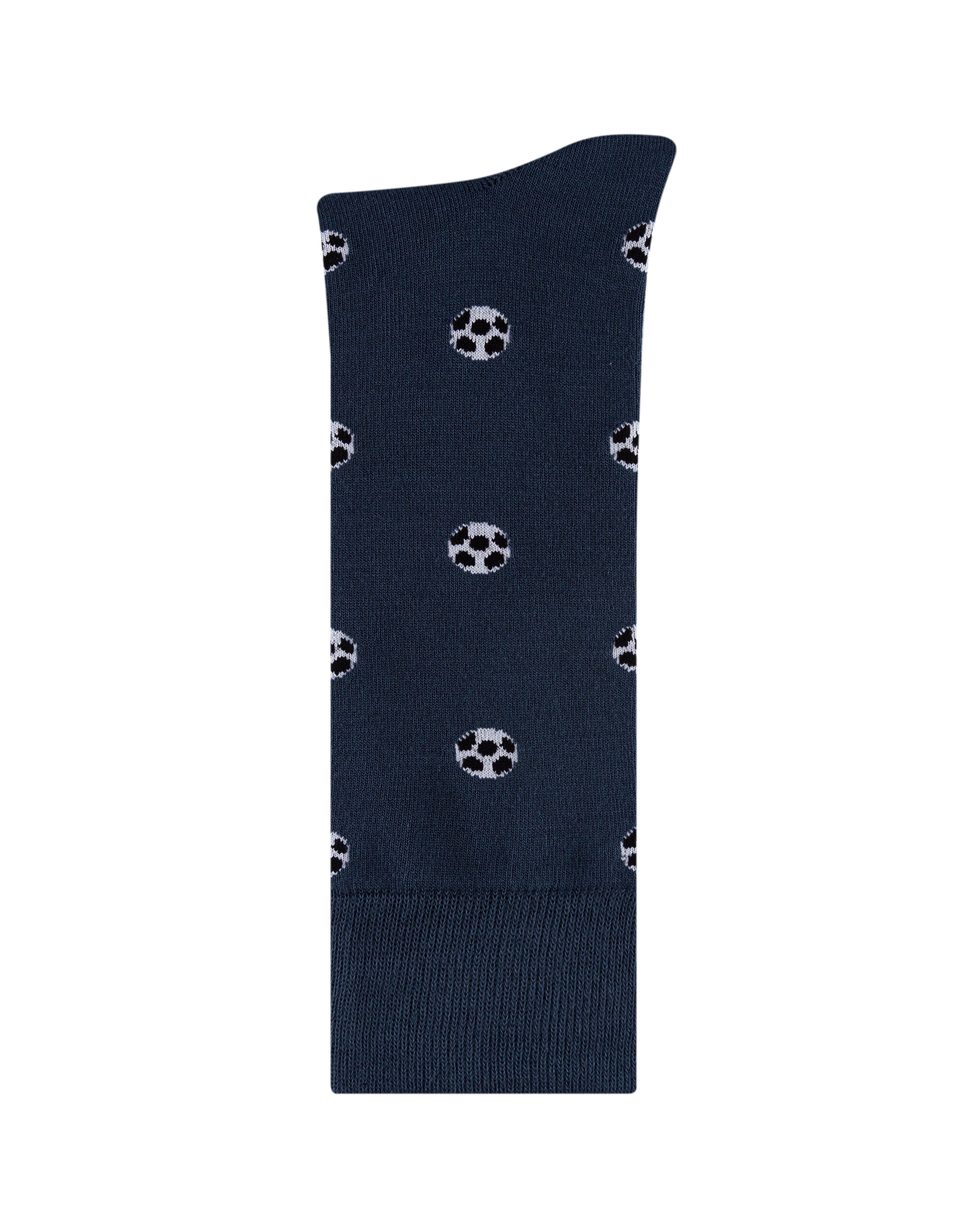 Medias azules con balones para hombre