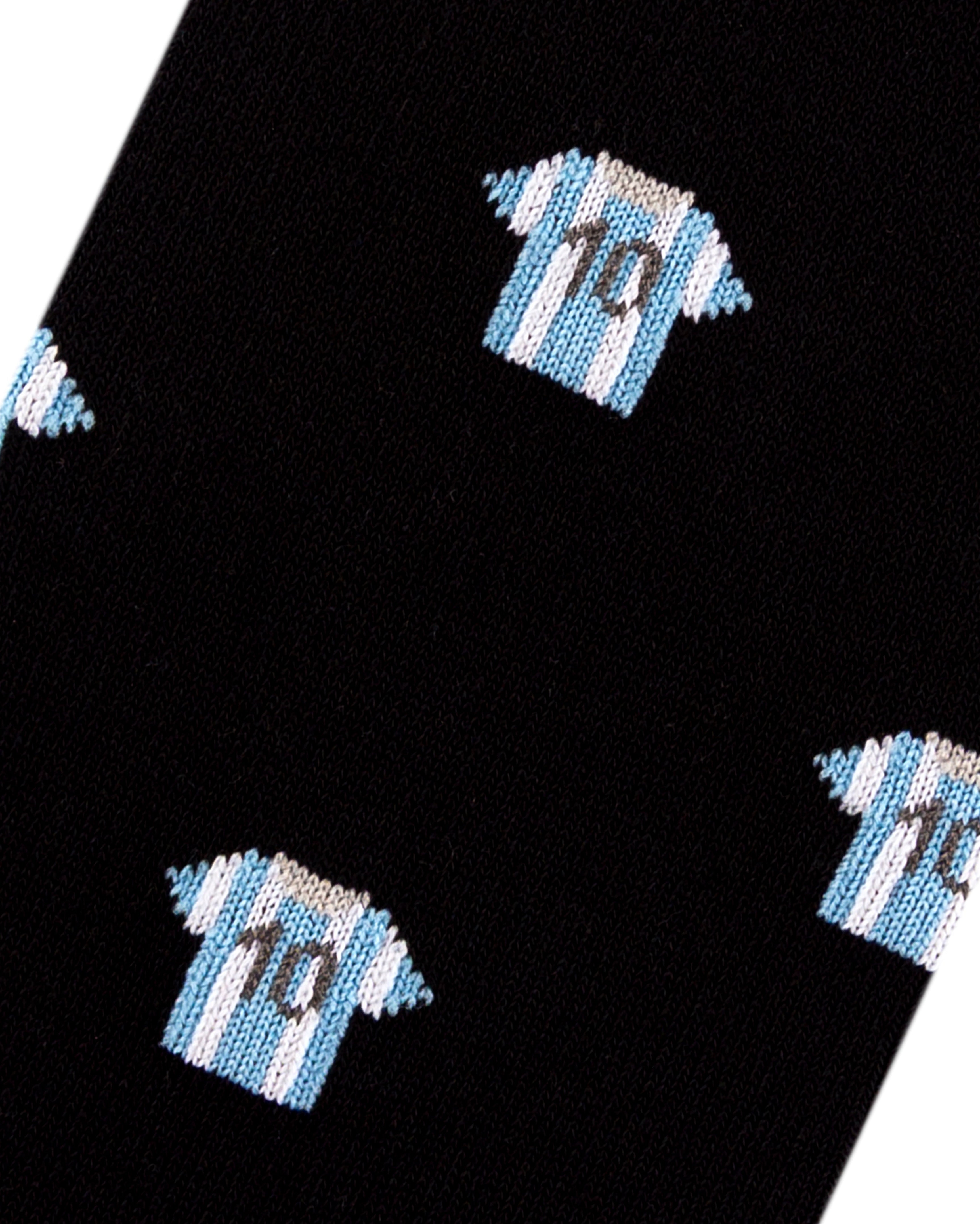 Medias azules con camisetas de futbol para hombre