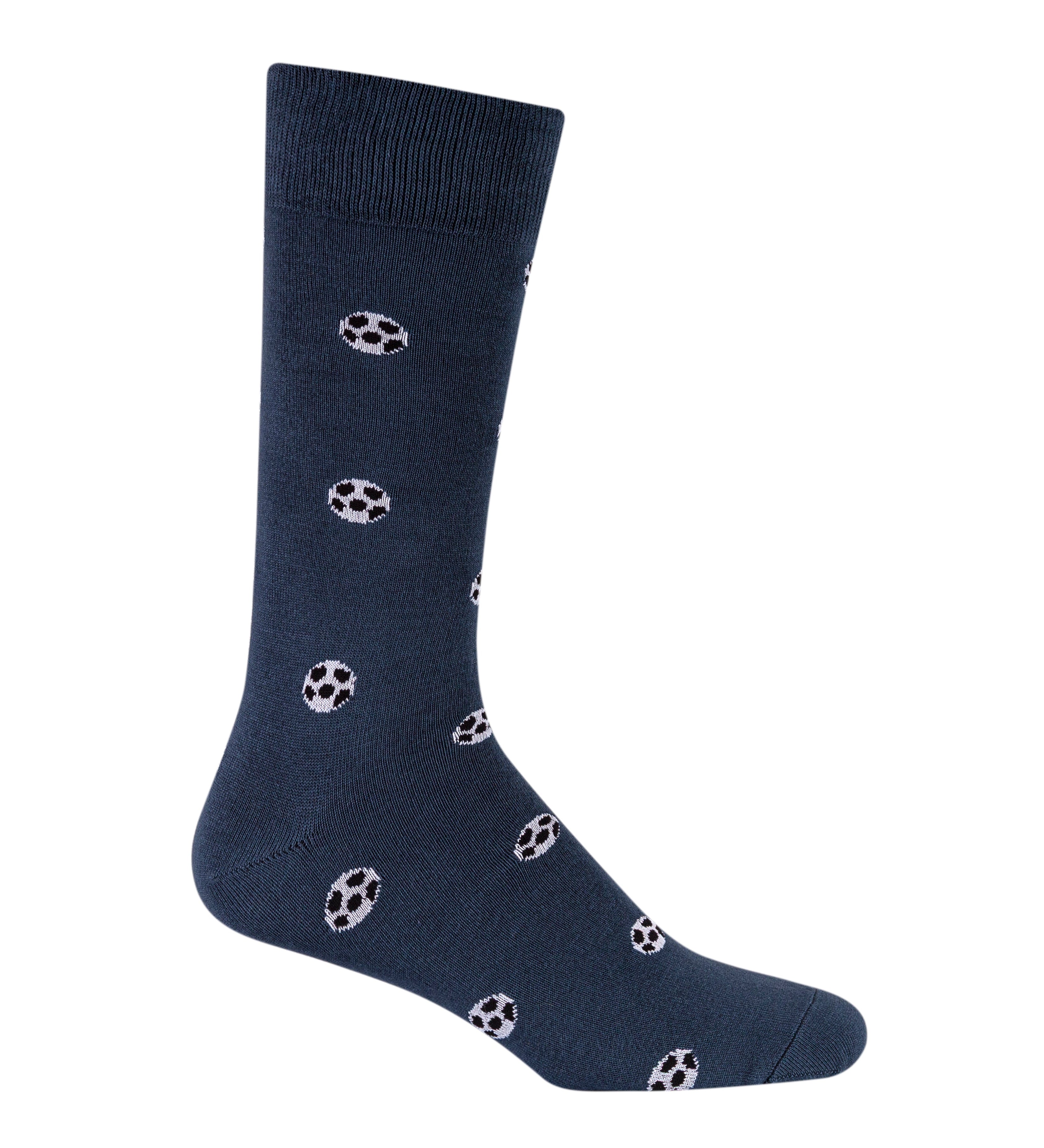 Medias azules con balones para hombre