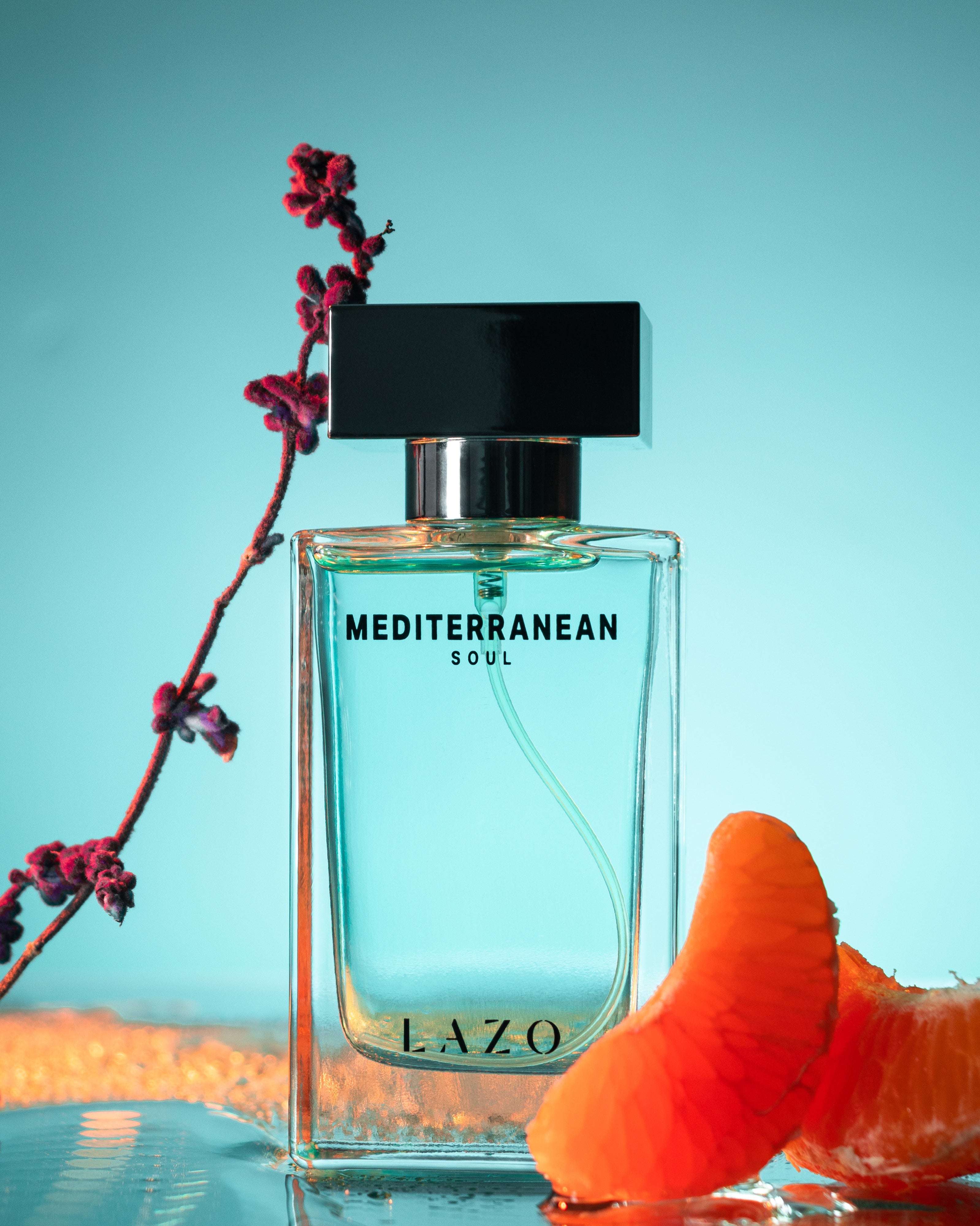 Locion con notas de lavanda, mandarina y musgo de roble