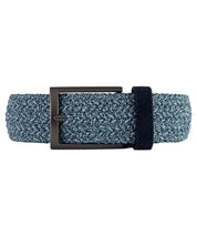 Cinturon trenzado azul para hombre ideal para regalo, la oficina o un día casual