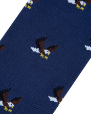 Medias azules con aviones para hombre
