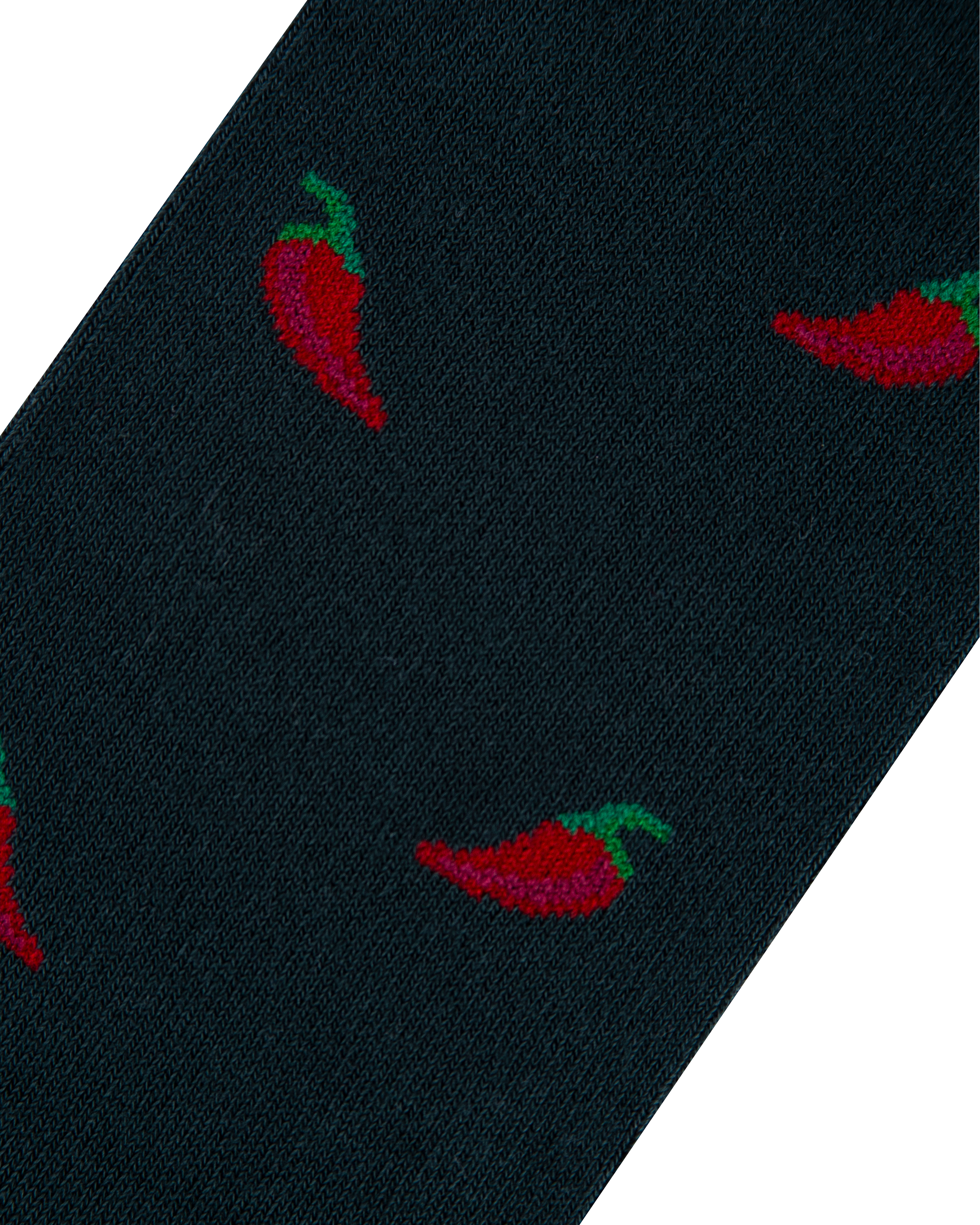 Medias verdes de chiles rojos para hombre