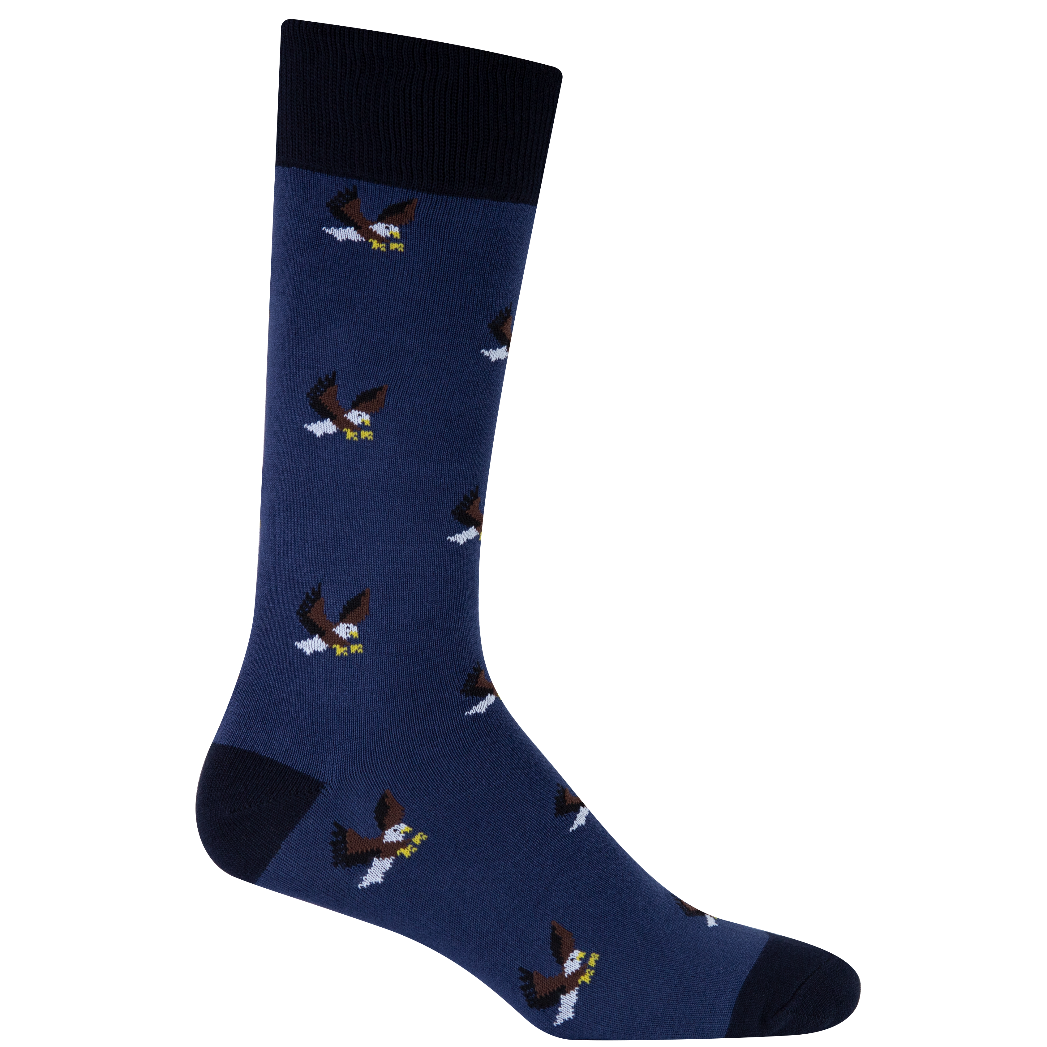 Medias azules con aviones para hombre