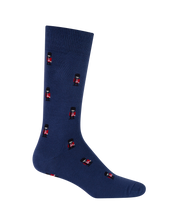 Medias azules de soldados para hombre
