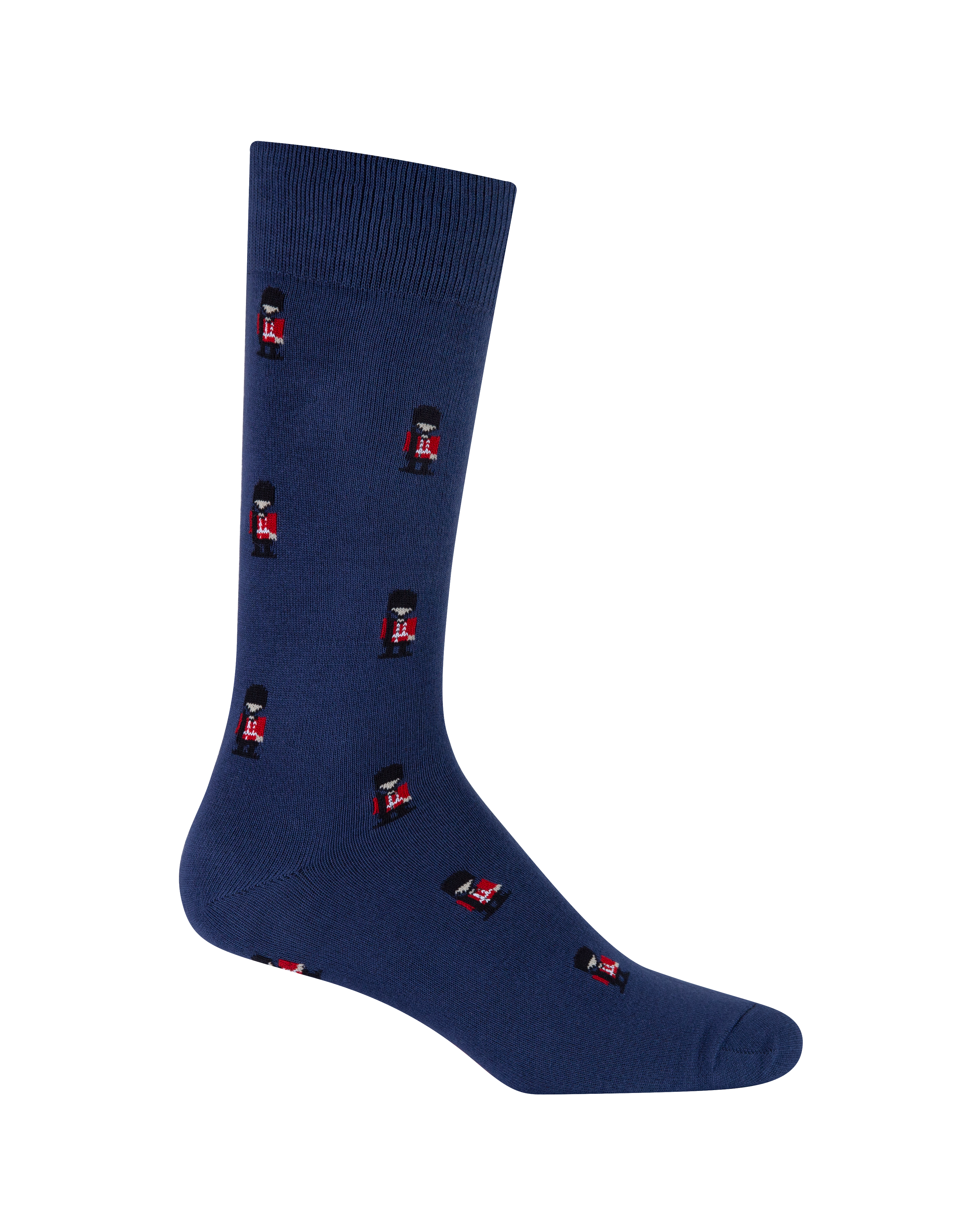 Medias azules de soldados para hombre