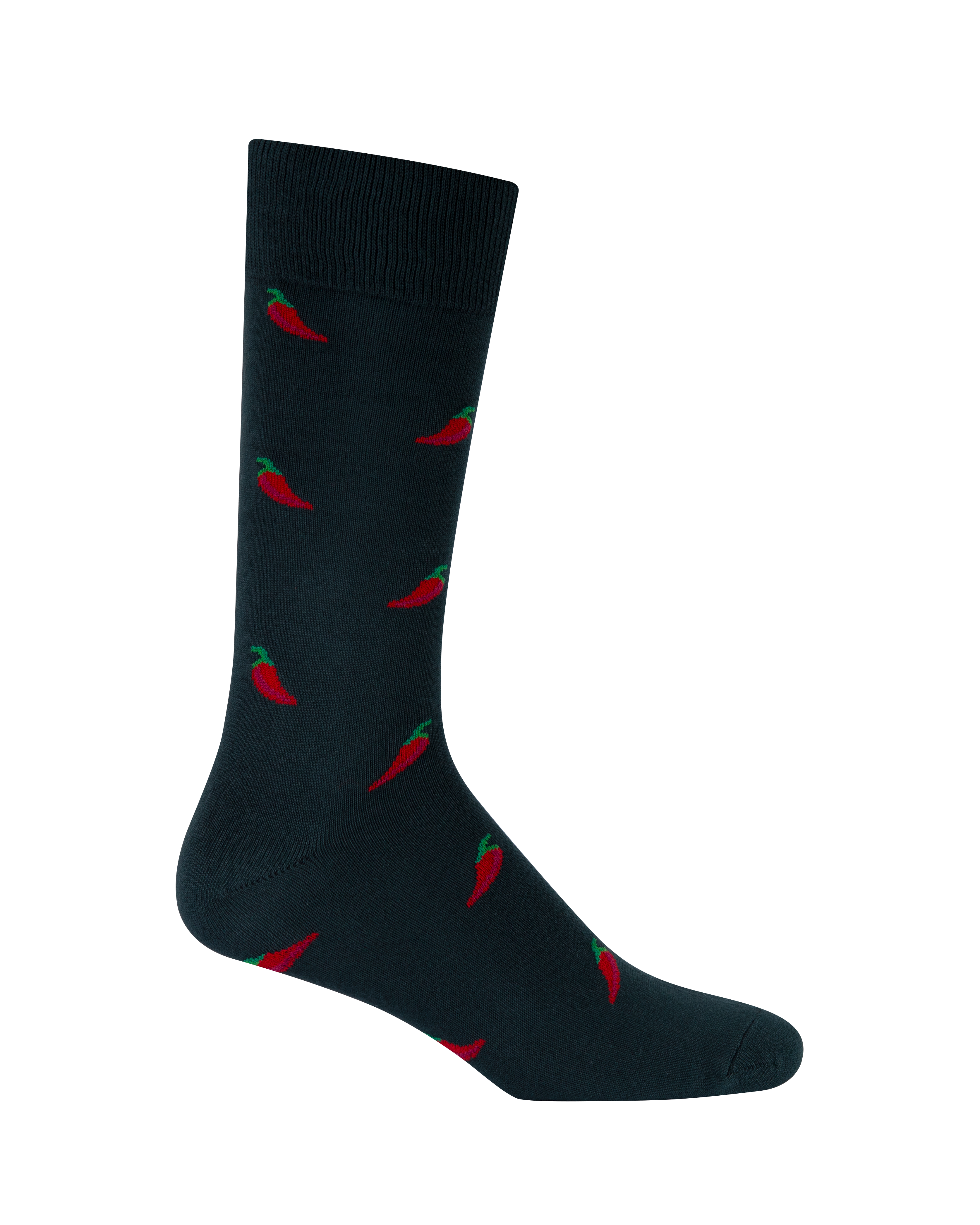 Medias verdes de chiles rojos para hombre
