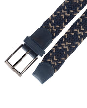 Cinturon trenzado cafe, negro y beige para hombre ideal para regalo, la oficina o un dia casual