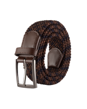Cinturon trenzado para hombre negro y cafe ideal para regalo, la oficina o una salida casual