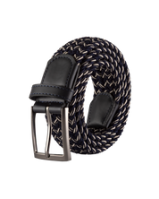 Cinturon trenzado para hombre negro y cafe ideal para regalo, la oficina o una salida casual