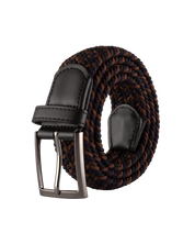 Cinturon trenzado para hombre negro y cafe ideal para regalo, la oficina o una salida casual