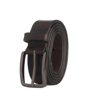 Correa de cuero cafe para hombre ideal para regalo, la oficina o un dia casual
