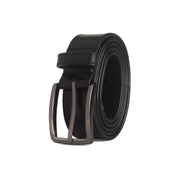 CINTURÓN LAZO CUERO NEGRO