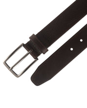 Correa de cuero cafe para hombre ideal para regalo, la oficina o un dia casual