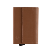 Billetera One Click Pro Café- Con Grabado de Iniciales