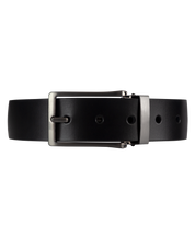 Cinturon de cuero doblefaz para hombre cafe y negro, ideal para regalo, la oficina o un dia casual