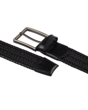 Cinturon trenzado para hombre cafe ideal para regalo, la oficina o un dia casual