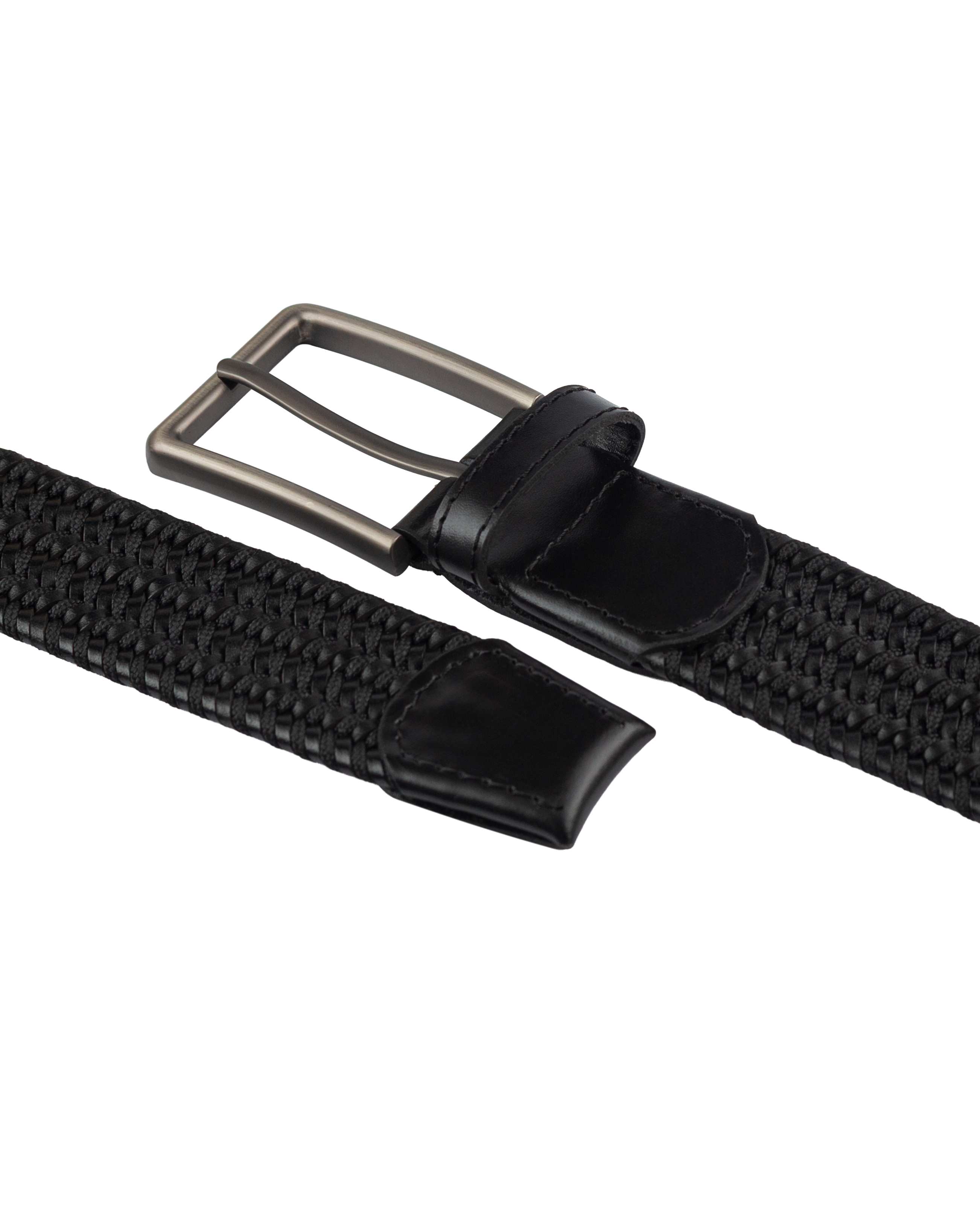 Cinturon trenzado para hombre cafe ideal para regalo, la oficina o un dia casual