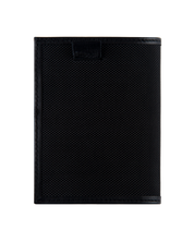 Billetera Tradicional Clip negra y carbono personalizable con iniciales