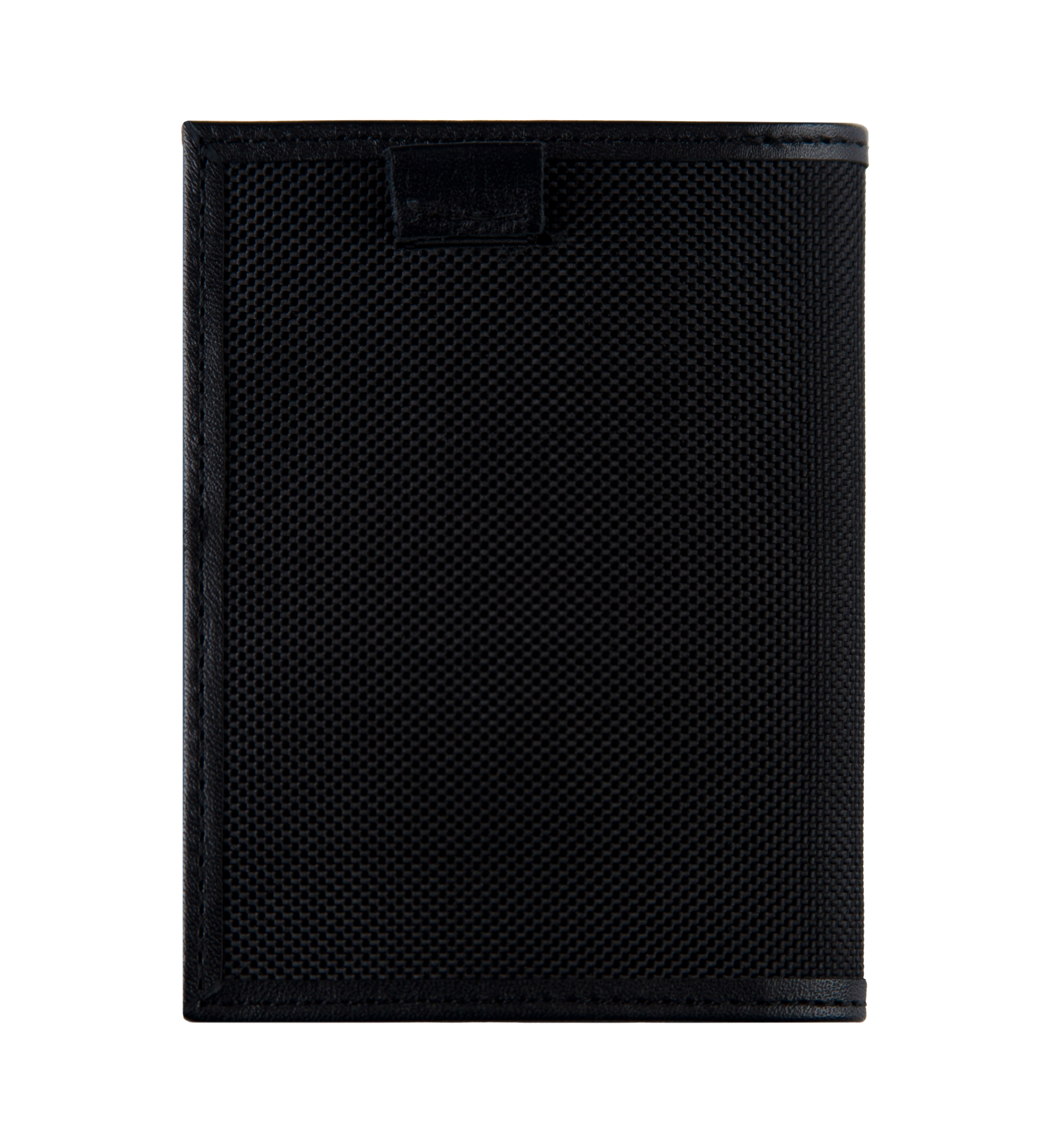 Billetera Tradicional Clip negra y carbono personalizable con iniciales