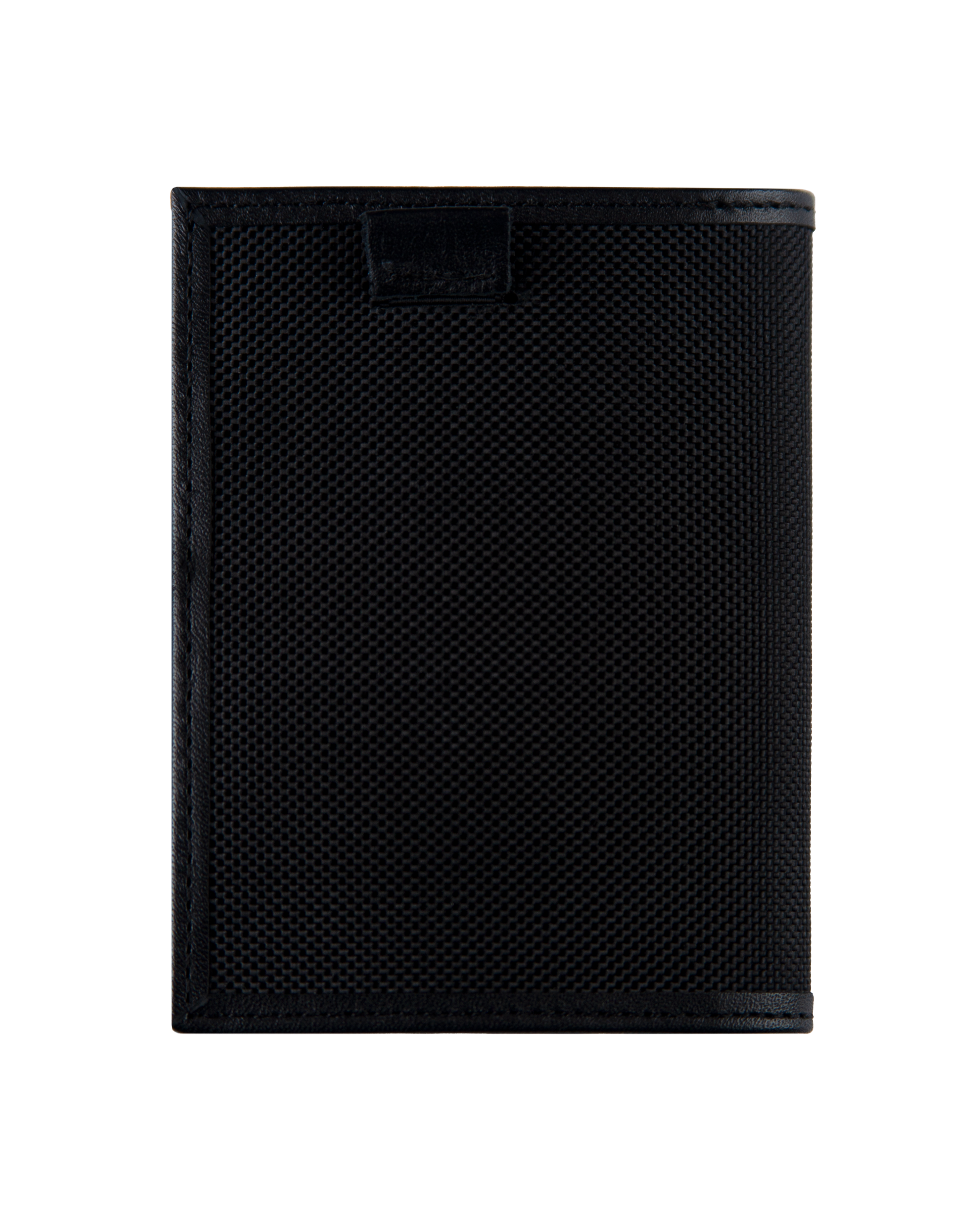Billetera Tradicional Clip negra y carbono personalizable con iniciales