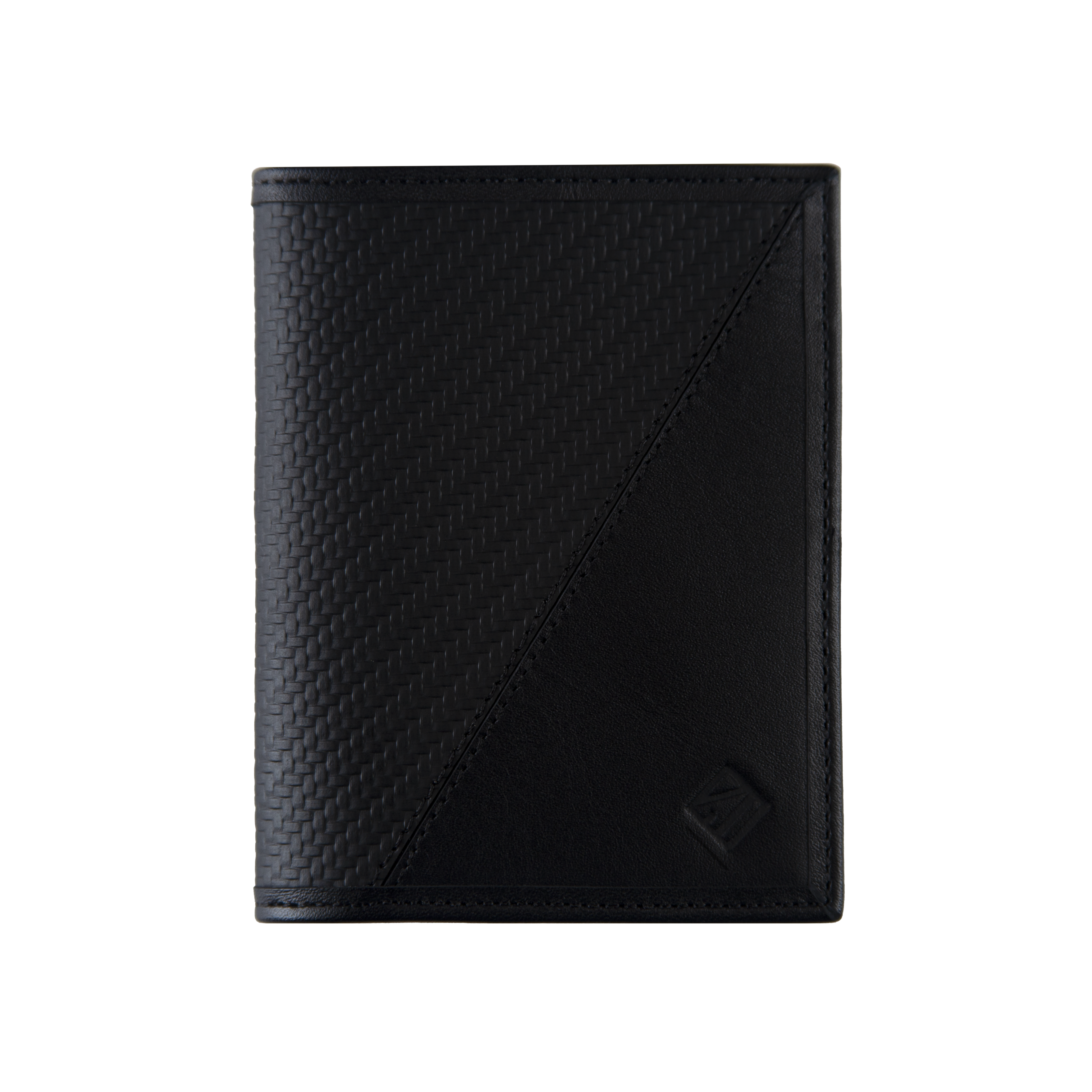 Billetera Compact con Clip (Carbono-Negra-Roja) — Con Grabado de Iniciales