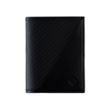 Billetera Compact con Clip (Carbono-Negra-Roja) — Con Grabado de Iniciales
